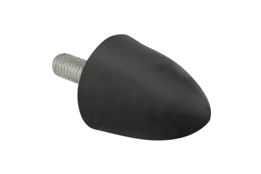 Ammortizzatore di gomma forma parabolica