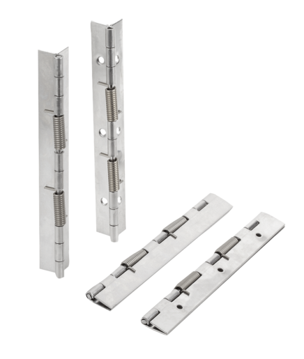 Cerniere a molla in acciaio o acciaio inox 180 mm