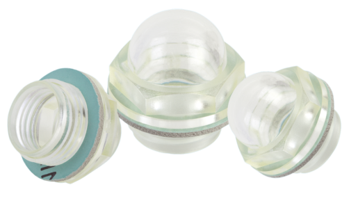 Spie di livello dell'olio bombate