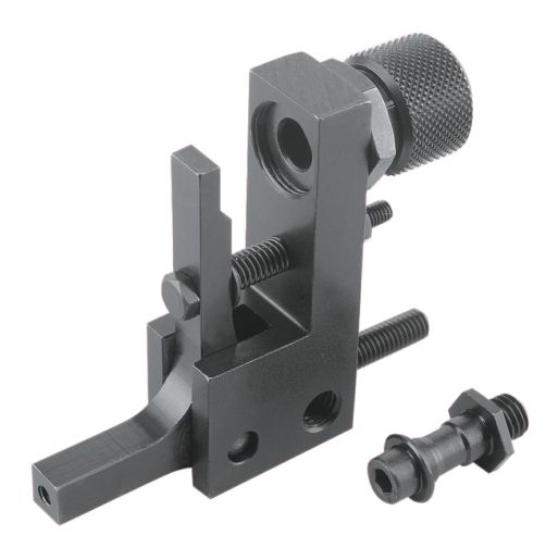 Supporto per comparatore girevole 90° tasto a leva con filettatura