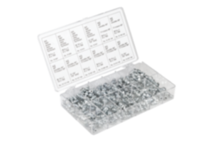 Cassetta di nottolini di lubrificazione - assortimento in acciaio