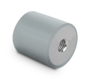 Tampone di gomma acciaio inox, tipo C