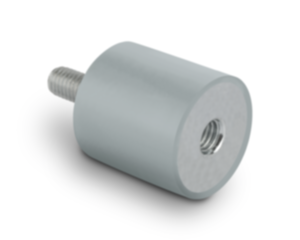 Tampone di gomma acciaio inox, tipo B