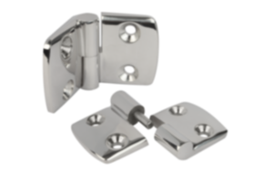 Cerniere in acciaio inox amovibili, dx
