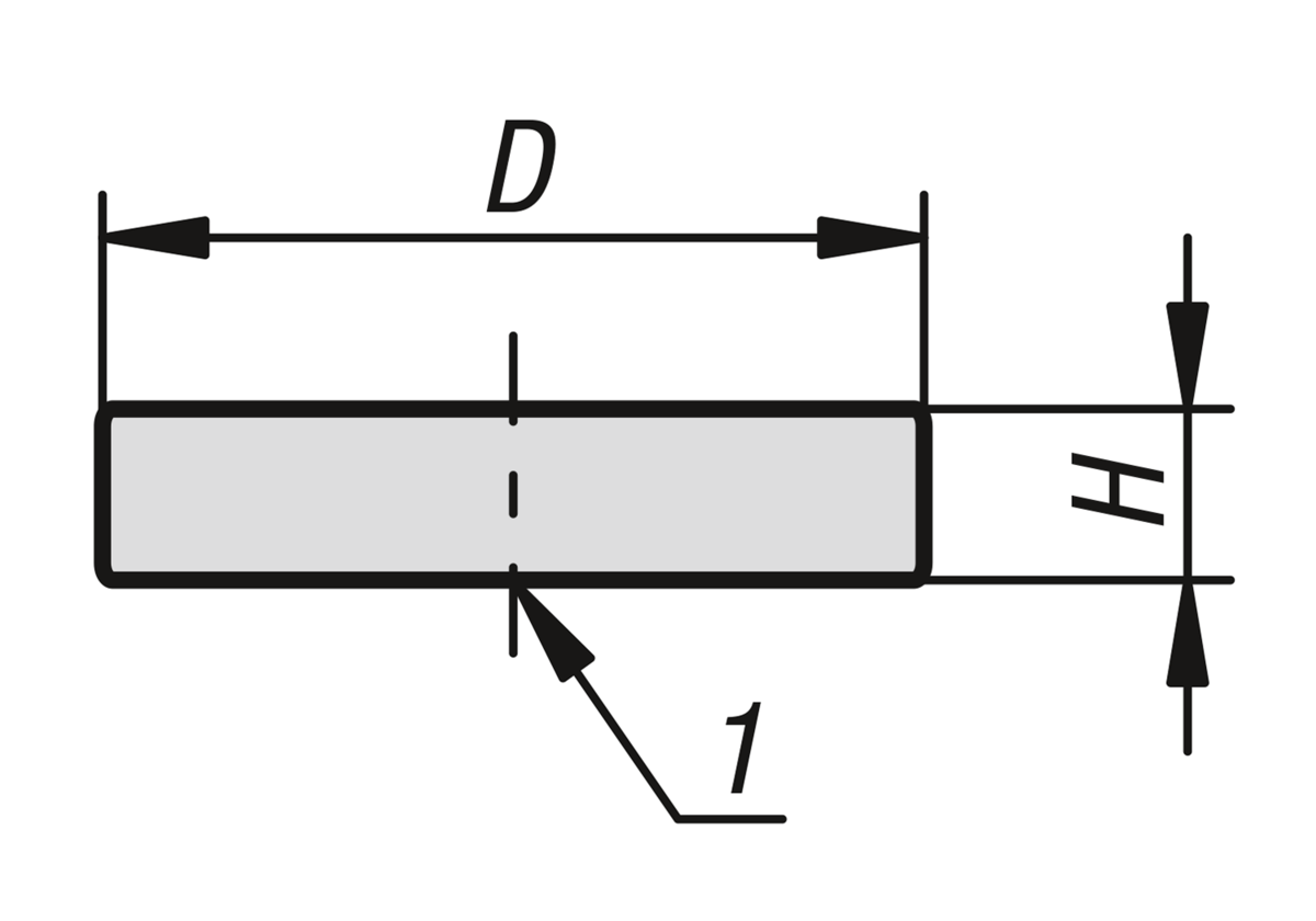 Magneti grezzi (dischi magnetici) in NdFeB