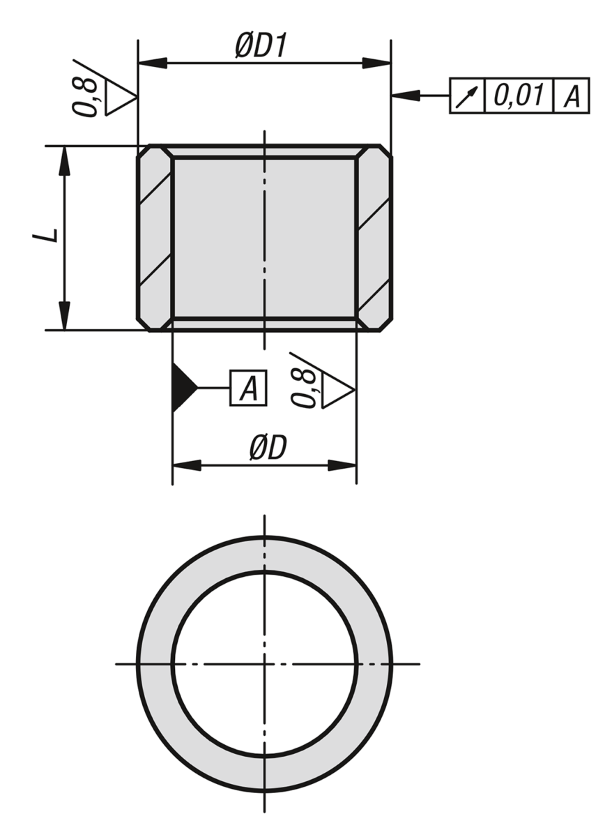 Boccole di centraggio per sistemi modulari