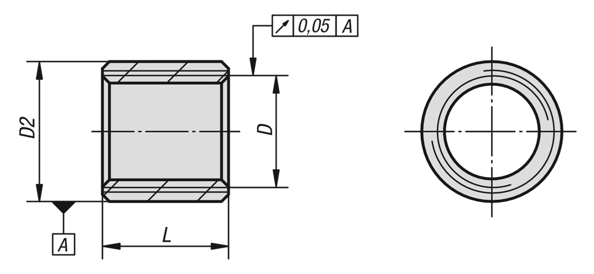 Bussole filettate per sistemi modulari
