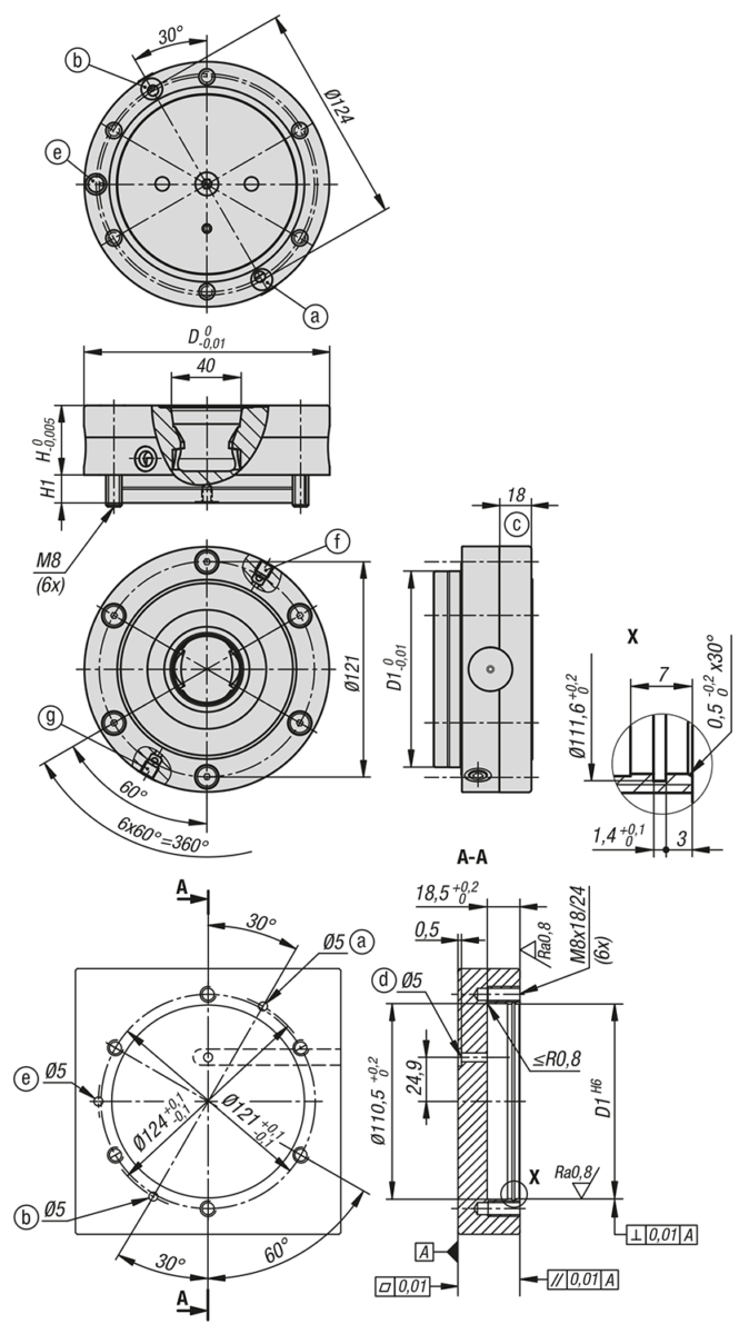 Modulo di serraggio UNILOCK ESM 138-C